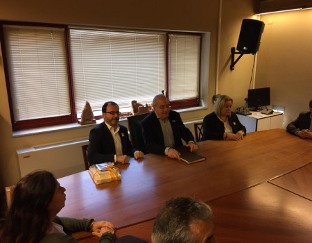 Visita del Conseller d'Educació Josep Bargalló, 8 de novembre de 2019